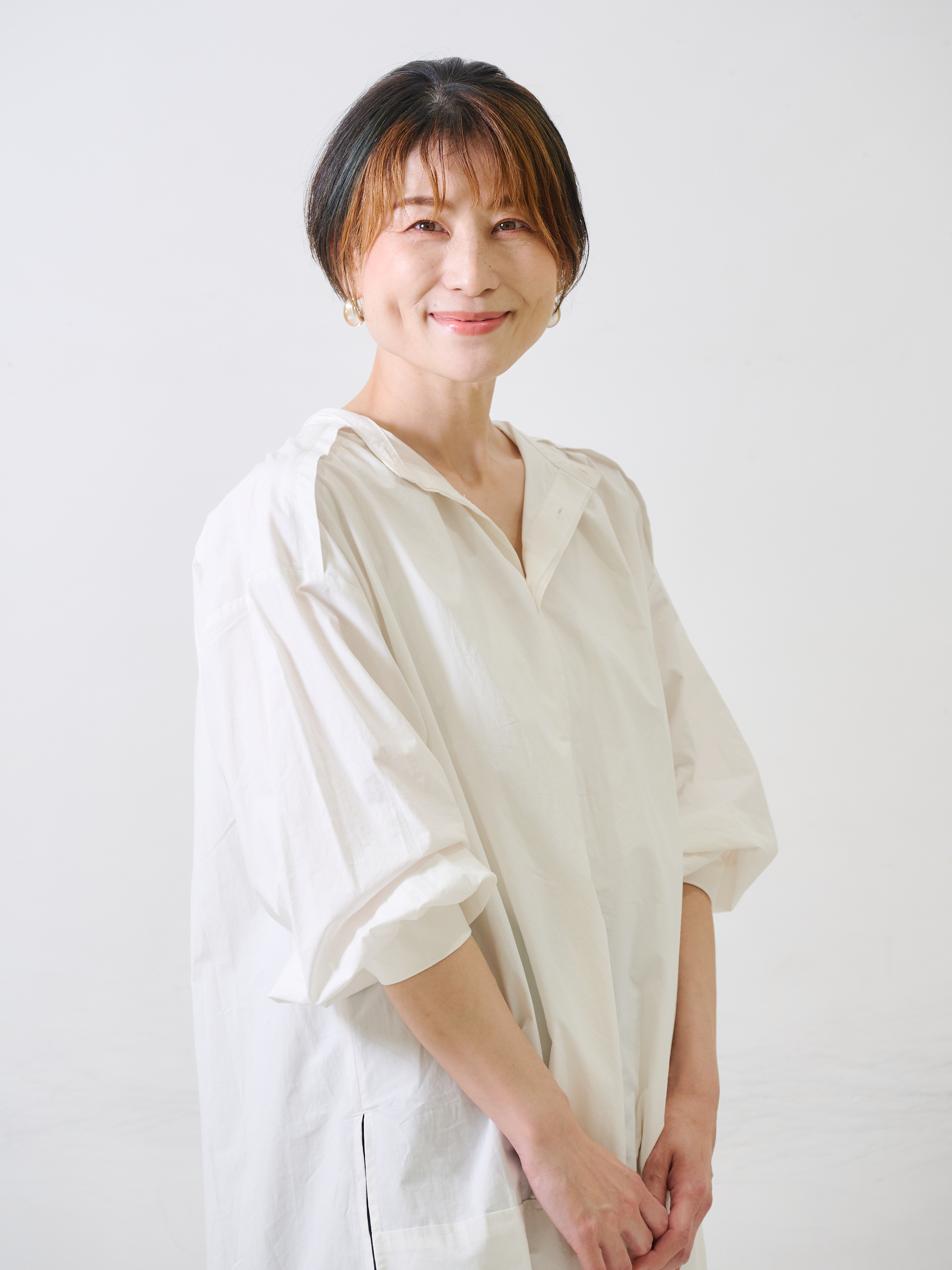 ヘアスタイル「センターパート外ハネボブ」を担当したスタッフ「馬場　実花」